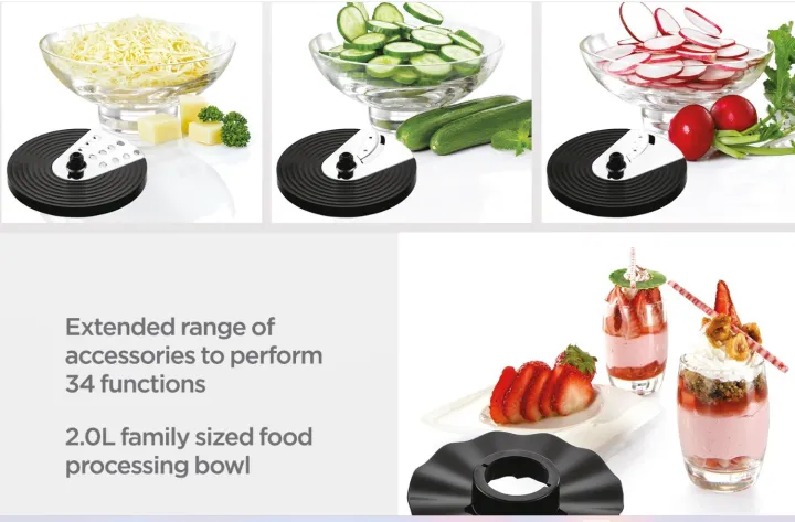 BLACK+DECKER Food Processor 34 Functions 5-in-1 750 W FX775-B5 Black - Image 2