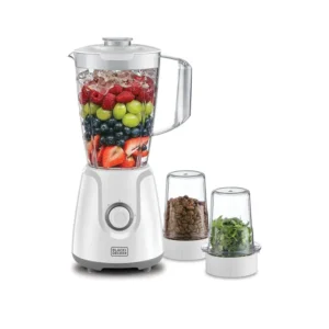 Black+Decker BX4000-B5 Plastic Blender with Grinder Chopper Mill 400 Watt